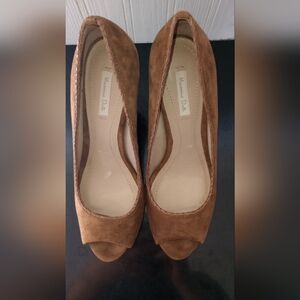 Massimo Dutti Women's Brown Suede Shoes